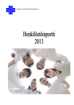 Henkilöstöraportti 2013