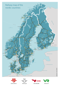 Järnvägsnätet i de nordiska länderna (pdf)