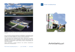 Arkkitehtuuri - Finnish Consulting Group