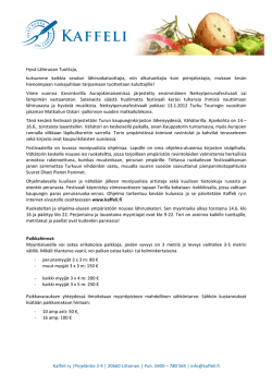Kutsu lähiruoan tuottajille (pdf) - Varsinais