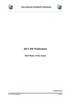 2011 IHF Publication