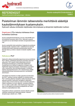 Referenssi: Emännänkatu (pdf)