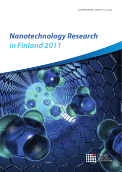 Nanotechnology Research in Finland 2011