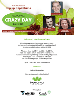 Crazy Day - Kerava-edu