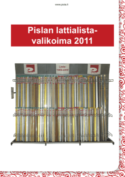 Pisla lattialistat 2011