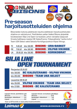 Open Tournament SILJA LINE Silja line
