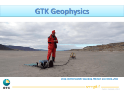 GTK Geophysics - Geological Survey of Finland