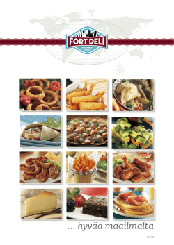fort deli tarjoiluastiat