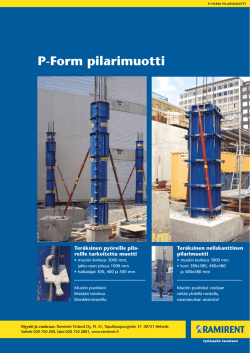 P-Form pilarimuotti