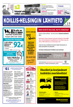Koillis-Helsingin Lähitieto 15/080415