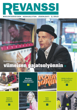 Uusin numero 2/2015 - Mielenterveyden keskusliitto