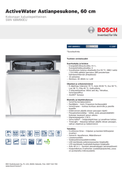 Bosch SMV 68M90EU