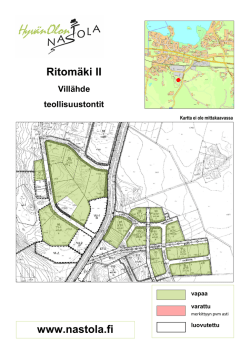 Ritomäki II www.nastola.fi