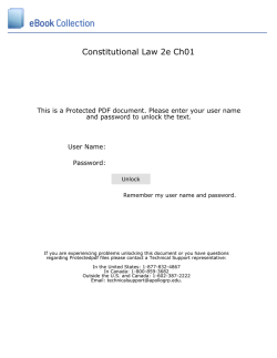 Constitutional Law - Pan-American Charter School Technology