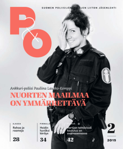Poliisi & Oikeus 2/2015 - Suomen Poliisijärjestöjen Liitto ry