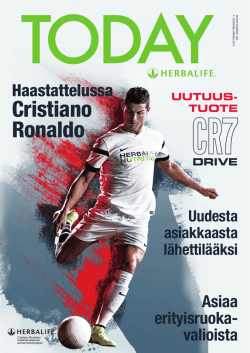 Cristiano Ronaldo - Herbalife Today Magazine