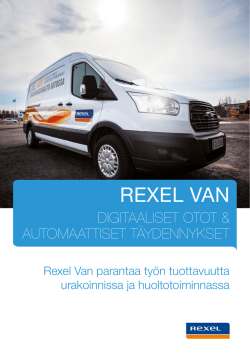 Rexel Van -esite - Rexel Finland Oy