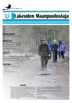 LMP-lehti 2/2015 - Etelä-Pohjanmaan Reserviläispiiri