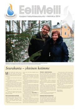Eelimeili helmikuu 2014 - Kuopion helluntaiseurakunta