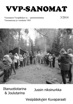 VVP-sanomat 3/2014 - Vuosaaren Vesipääskyt