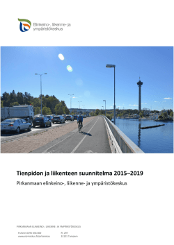 Tienpidon ja liikenteen suunnitelma 2015–2019 - ELY