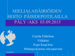 3.9.2015 torstaikoulutus Fabritius