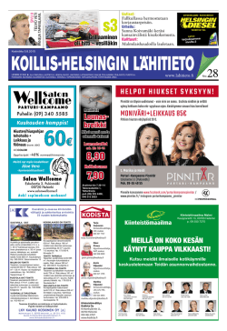 Koillis-Helsingin Lähitieto 28/05082015