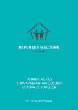 Toimintaopas - Refugees Welcome Finland