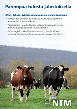 NTM-esite - NAV - Nordic Cattle Genetic Evaluation