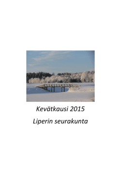 Liperinseurakunta.fi Materiaali Kevatkausi2015