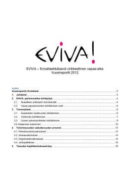 EVIVA – Ennaltaehkäisevä virikkeellinen vapaa-aika