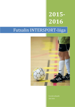 Futsalin Kymiliiga 2015-2016