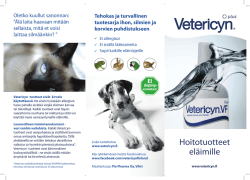 Vetericyn Plus hoitotuotteet eläimille