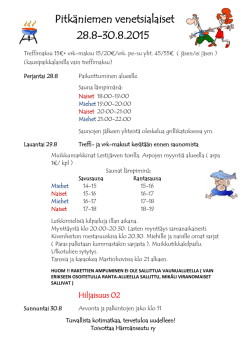 Pitk&auml;niemen lystikk&auml;&auml;t venetsialaiset 29