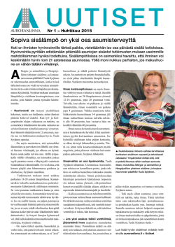 Auroranlinna.fi Sivusto Tiedostot Aurora Lehti 1 2015 Lowres
