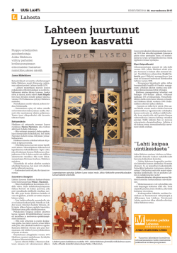 uusilahti_print, Härkönen - Lahden Lyseon senioriyhdistys
