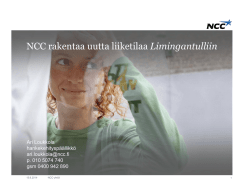 NCC rakentaa uutta liiketilaa Limingantulliin