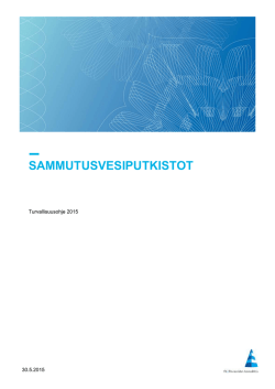 Palovesiputkistot, 2015 - Finanssialan Keskusliitto