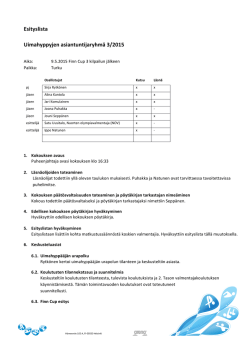 3/2015 - Suomen Uimaliitto