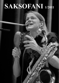 SAKSOFANI 1/2011 - Suomen Saksofoniseura ry