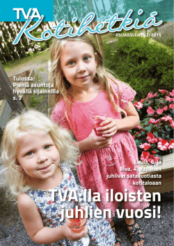 Uusin asukaslehti 2/2015 - Tampereen vuokra