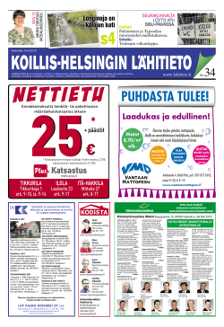 Koillis-Helsingin Lähitieto 34/16092015