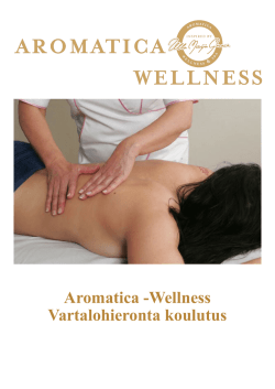 Aromatica -Wellness Vartalohieronta koulutus
