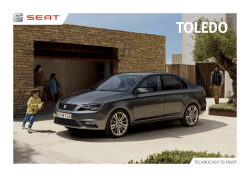 Lataa SEAT Toledo -esite 8/2015 (pdf, 2,4 Mt)