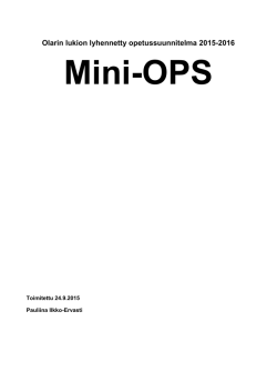 Mini-ops2015