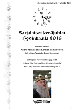 Karjalaiset kesäjuhlat Hyvinkäällä 2015 - Karjala