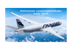 Q3 2015 - Finnair