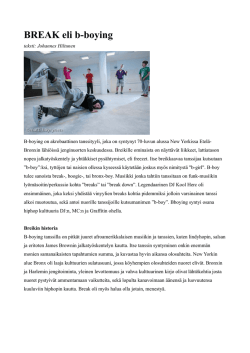 Laajempi lajiesittely - Jyv&auml;skyl&auml;n Tanssiopisto