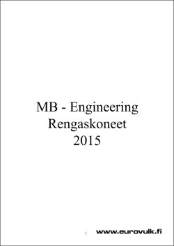 MB - Engineering Rengaskoneet 2015