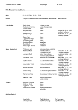 Pöytäkirja PDF